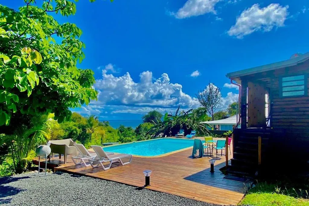 Bungalow Le Bombax - Vue Mer-Plage A 5Mn - Piscine Saint-Francois
