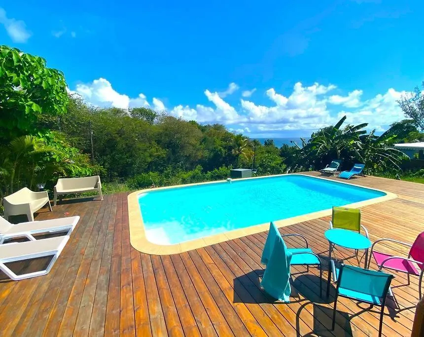 Apartment Bungalow Le Bombax - Vue Mer-Plage A 5Mn - Piscine Saint-Francois  Guadeloupe