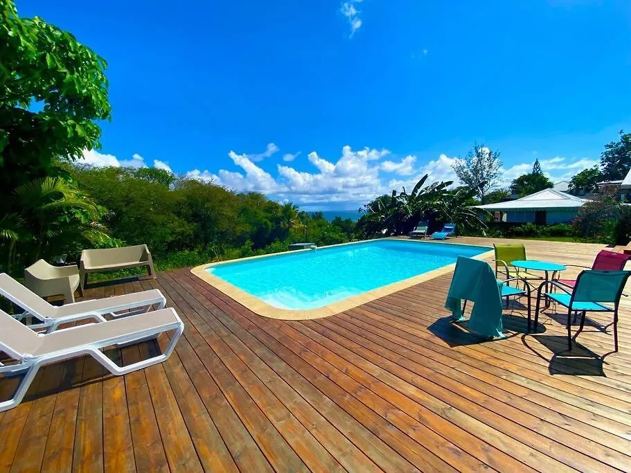 Bungalow Le Bombax - Vue Mer-Plage A 5Mn - Piscine Saint-Francois  Apartment Saint-Francois (Grande-Terre)
